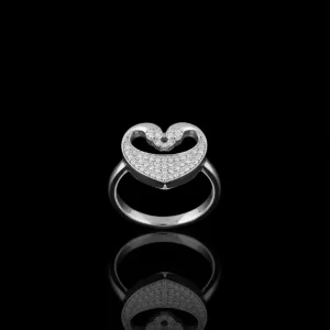Contour Heart Ring